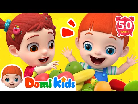 寶貝多米兒歌大全｜早教兒歌｜經典熱門兒歌｜動物兒歌｜我愛吃水果｜domikids 中文｜Nursery Rhymes