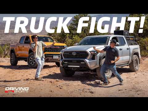 2025 Toyota Tacoma TRD Off-Road vs GMC Canyon AT4X Moab Review 