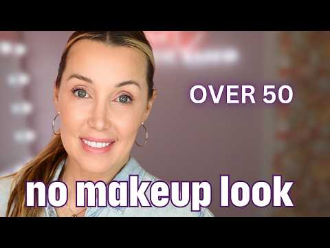 How to Get a NO MAKEUP Look in 5 MINUTES Using Just 6 Products | Over 50