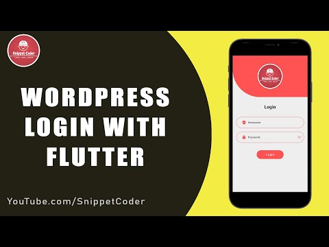 🔥 Login/Logout System in Flutter With Rest API & WordPress 🔥
