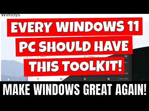 ALL Windows 11 Users Should Have This Program Installed Wintoys Makes Windows less bloated