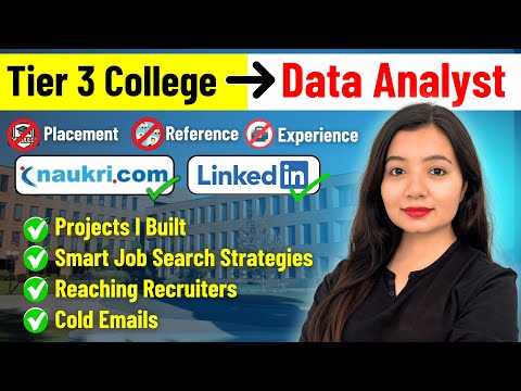 How I Cracked My First Job as Data Analyst with Zero Experience, NO References, Tier-3 College