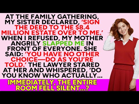 At the family gathering, my sister tried to seize my inheritance — then the lawyer said…