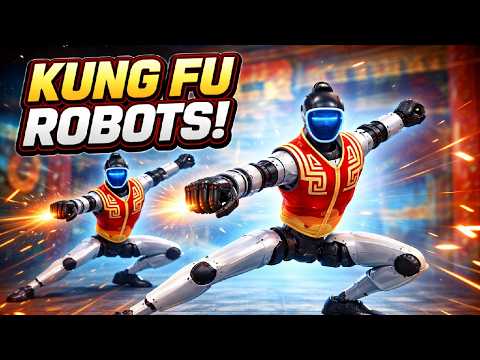 Kung Fu Robots Showcase Skills at Chinese Spring Festival 2026