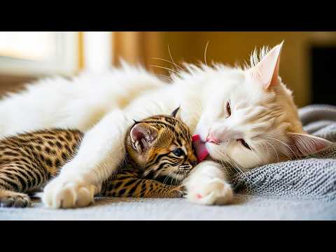 Housecat Steps In to Raise an Orphaned Bobcat—This Kitten Finds Comfort in the Most Unexpected Place