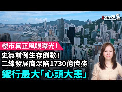 香港樓市真正風眼曝光!史無前例的「生存倒數」!二線開發商深陷1730億債務銀行最大的「心頭大患」| 英皇 新世界 麗新 恆生 恒生 匯豐 東亞【#新聞不過濾】黃瑞秋 7.8