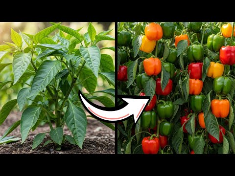 Grow Tons Of Bell Peppers- Try These Steps and See Better Results 