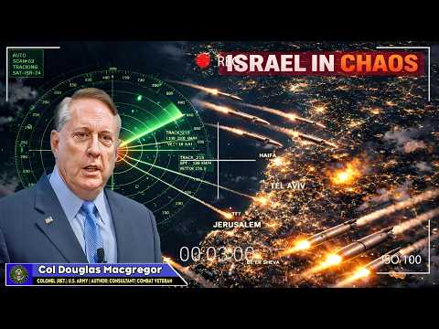 Iran Fires 1,000 Missiles In One Day! Iron Dome Destroyed! Israel Total Chaos| Col Douglas Macgregor