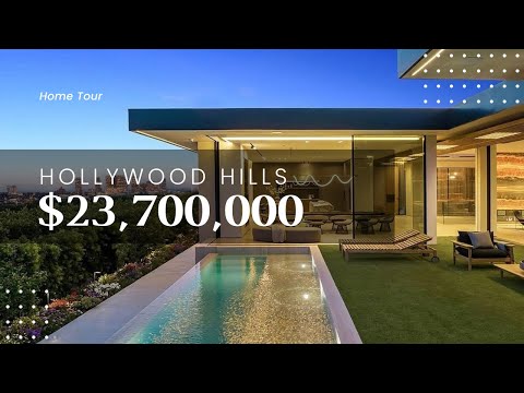 Inside a $23,700,000 HOLLYWOOD HILLS Modern Mansion