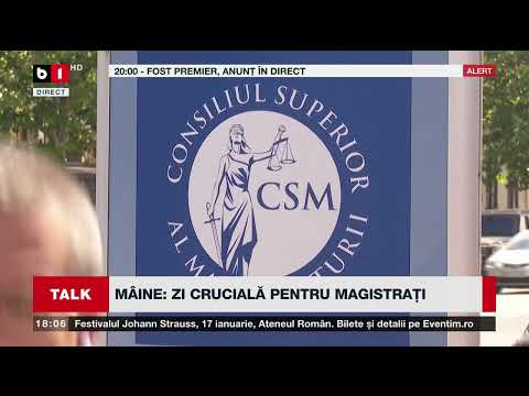 SPECIAL B1 CU A.MORARU. MÂINE, ZI CRUCIALĂ PENTRU MAGISTRAȚI/ECONOMIST: 5,2 LEI EURO ÎN 2026 P1