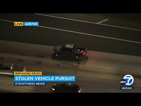 FULL CHASE: Driver leads authorities on wild pursuit through LA before arrest