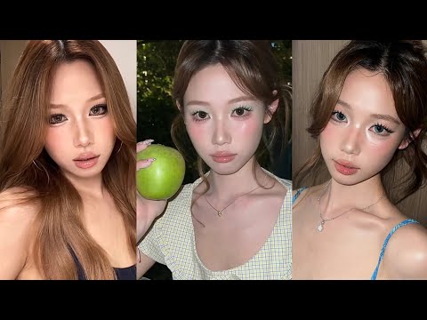 GRWM douyin ASMR real sounds COMPILATION✨🌸 EP.28 | ASMR MAKEUP 메이크업