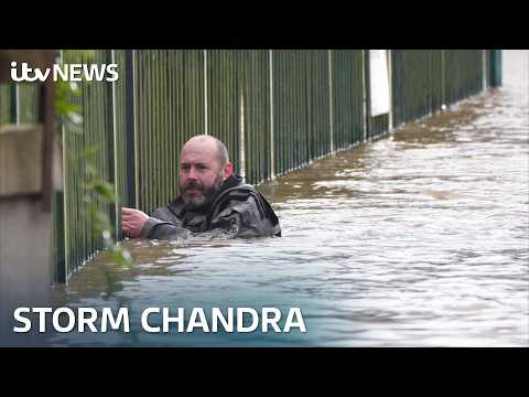 How Storm Chandra made its way through the UK | ITV News