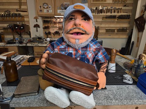 Making a leather dopp kit UPDATED VERSION with the MLS Template