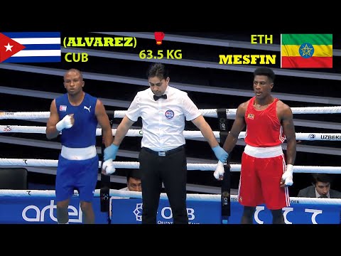 ETHIOPIA vs CUBA! Mesfin Biru Keralah Takes on Legend Lazaro Alvarez | IBA World Championships
