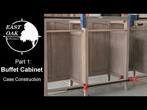 Walnut Buffet Cabinet Build Part 1: Case | Woodworking