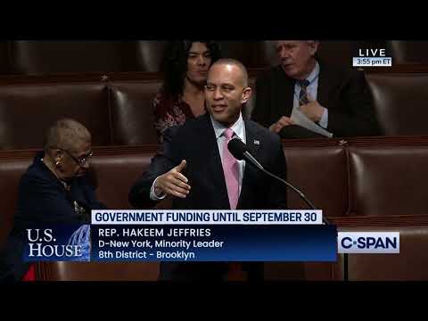 Leader Jeffries Floor Remarks in Opposition to the Republican Spending Bill