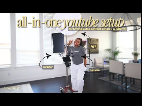 The Best YouTube Studio Setup on Wheels! | Easy & All-in-One Filming Rig