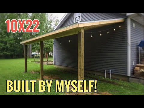DIY Shed Roof Triumph: 12’x21’ Built Solo!