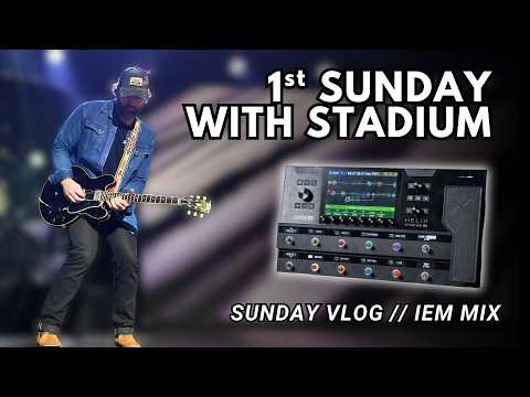 Using the Line 6 Stadium live for the 1st time // Sunday Vlog, IEM Mix