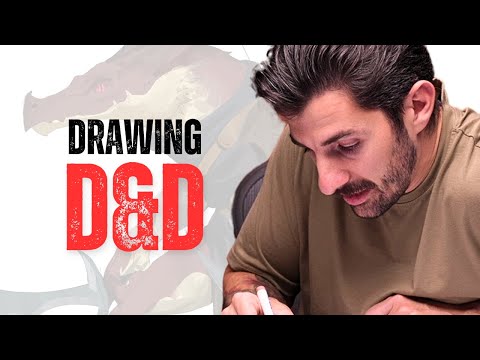 How I Draw DnD Characters - Kobold Rogue