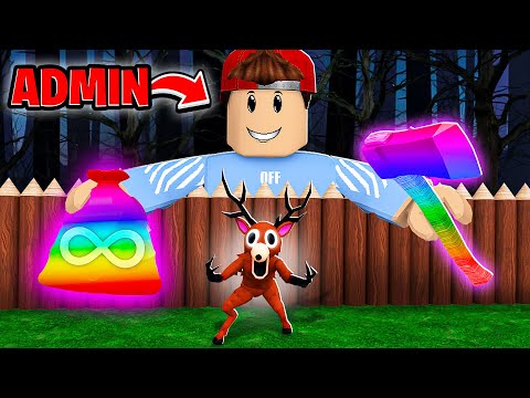 99 NÄCHTE IM WALD als ADMIN spielen in Roblox!