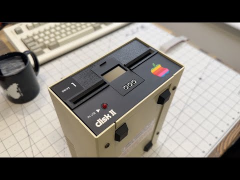 I modernized a broken vintage Apple Disk II