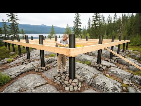 He Left Civilization to Build a self-sustaining Cabin On a Volcanic Island | by @NguyenduyTon