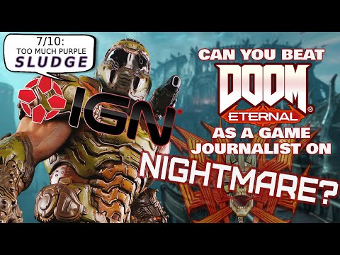 Can You Beat DOOM Eternal Like A Game Journalist?