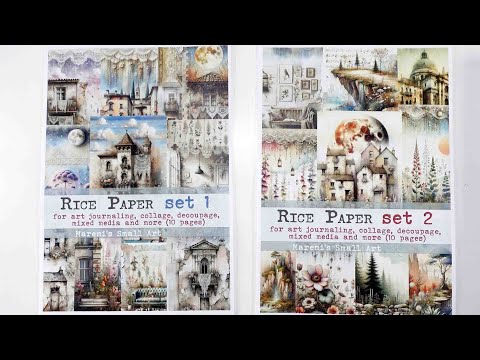 BEST I ever made !!! 2 sets ! Maremi NEW Rice Papers ARE HERE !!!