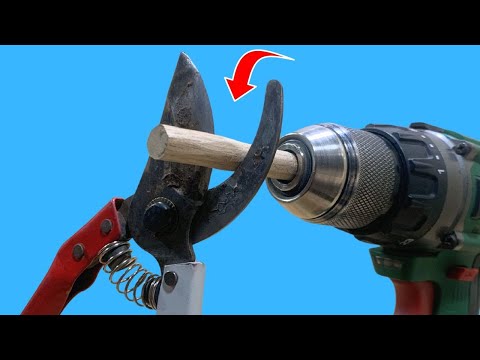 Special Way to Sharpen Pruning Shears as Sharp as a Razor – Easy & Effective!
