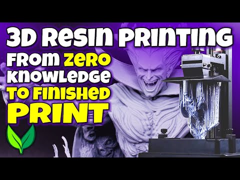 3D Resin Printing ABSOLUTE BEGINNERS guide - how to 3d resin print!