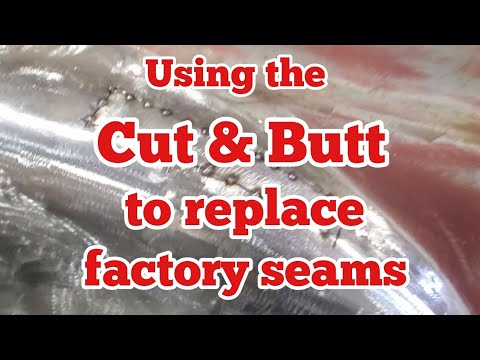 Using the Cut & Butt to replace factory seams