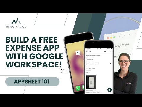 Build a FREE Expense App with Google AppSheet | AppSheet 101 Tutorial