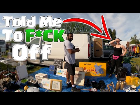 Potty Mouthed Seller Tells Me To F*CK OFF !! - Car-Boot Sale Hunting