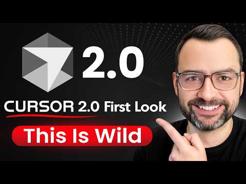 Cursor 2.0 is INSANE: First Look at Multi-Agents, New 4x faster Model, & Browser Mode