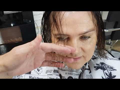 женская стрижка на ооочень тонкие и редкие волосы. интерпретация итальянки #женскаястрижка #тонкие