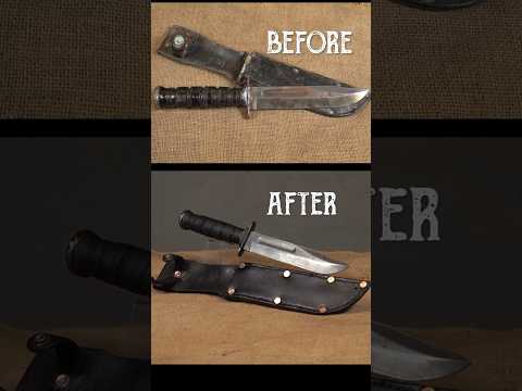 K-Bar Restoration #kniferestoration #k-bar #knifelove
