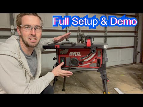 Full Setup and Demo of Skil Portable Table Saw