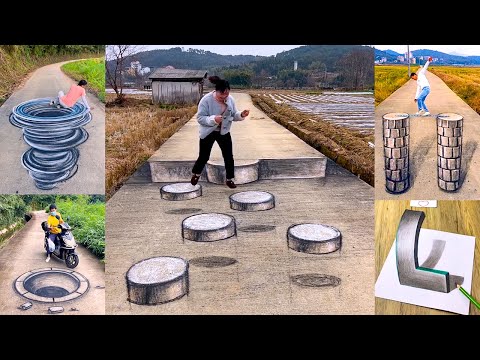 Opticaly 3D Art Street Drawing And Illusion 3D