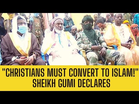 "CHRISTIANS MUST CONVERT!" Sheikh Gumi's Shocking Condition For Unity!