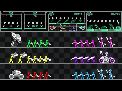 Stickman Fight : The Mechanic of War - Marble & Ragdoll battle
