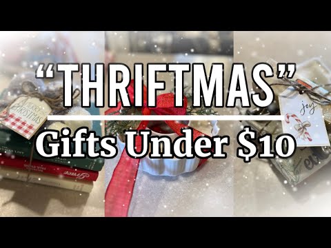 Genius! 15 Thrifted Gifts under $10 | DIY Christmas gift ideas | Thrifted and gifted Thrifting gifts