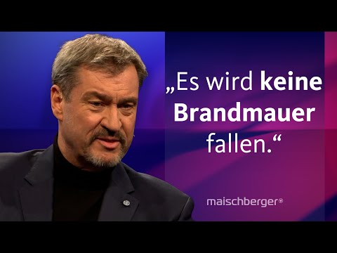 Wende in der Migrationspolitik & Verhältnis zur AfD: Markus Söder (CSU) im Gespräch | maischberger