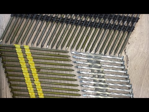 Как склеить гвозди в кассету для пневматического нейлера?!