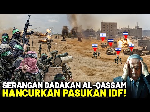 AWAL TAHUN PENUH KESIALAN BAGI ISRAEL! Serangan Dadakan AL-Q4SSAM Bikin Zionis Lari Ketakutan