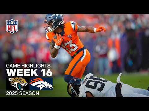 Jacksonville Jaguars vs. Denver Broncos Game Highlights | NFL 2025 Season Week 16