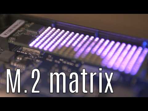 I made an M.2 LED matrix at home