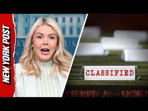 'Cheap Political Stunt': Leavitt Torches Classified Docs Letter from Dem with 'Zero Credibility'