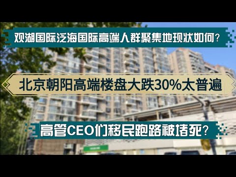 【屁滚尿流】北京朝阳高端楼盘暴跌30%太普遍！高管CEO 们移民跑路被堵死？观湖国际泛海国际周边高端人群聚集地现状如何？北京房价合适跌到底？高端住宅暴跌 | 房价下跌 | 真实房地产价格 | 房价坍塌